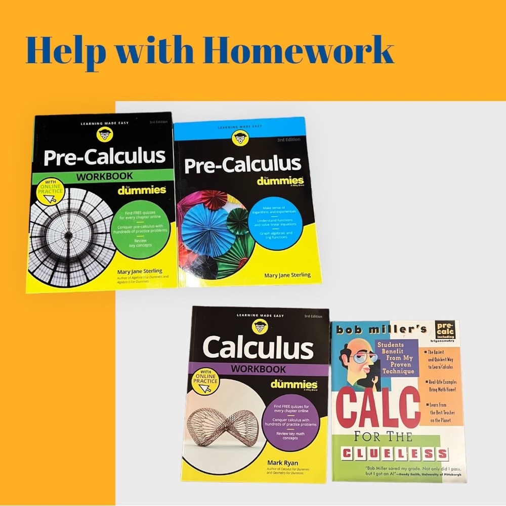 Pre-Calculus or Calculus Book Bundles